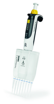 BRAND&#174; Transferpette&#174; S Multichannel Pipette volume (20-200&#160;&#956;L), 8-channel, adjustable volume, M8-200, DE-M