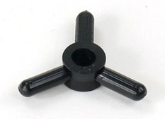 Cochranes atom centers for Orbit molecular models carbon, 6 ring planar, black