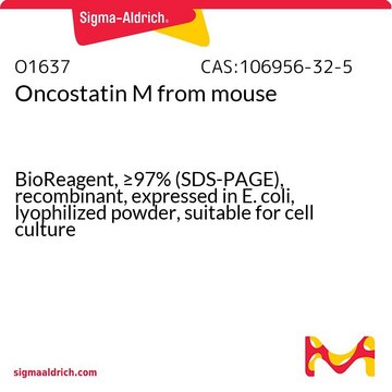 Oncostatin M from mouse BioReagent, &#8805;97% (SDS-PAGE), recombinant, expressed in E. coli, lyophilized powder, suitable for cell culture