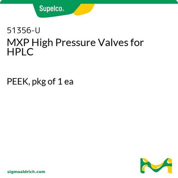 MXP High Pressure Valves for HPLC PEEK, pkg of 1&#160;ea