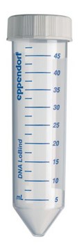 Eppendorf&#174;&nbsp;LoBind microcentrifuge tubes DNA/RNA LoBind, PCR clean, 50&#160;mL, pkg of 200&#160;tubes (4 bags of 50 tubes)