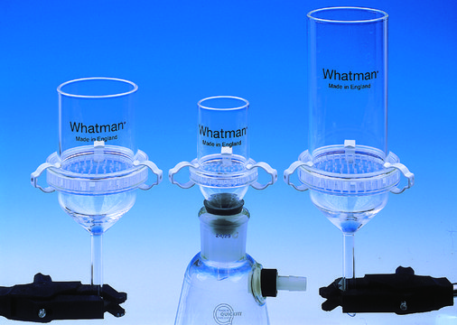 Whatman&#174; glass microfiber filtration funnel PTFE plate, diam. 70&#160;mm