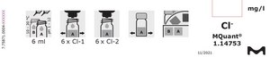 Iron Test colorimetric, 0.1-5&#160;mg/L (Fe), for use with MQUANT&#174;