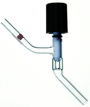 Synthware&#8482; low hold up high vacuum valve with protected o-rings size 0-12 mm