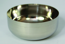 Platinum dish, with reinforced rim capacity 30&#160;mL