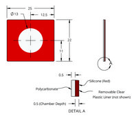 Grace Bio-Labs CoverWell&#8482; incubation chambers chamber volume 50&#160;&#956;L, diam. × thickness 13&#160;mm × 0.5&#160;mm