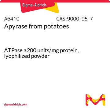 Apyrase from potatoes ATPase &#8805;200&#160;units/mg protein, lyophilized powder