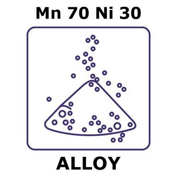Manganese-nickel alloy, Mn70Ni30 powder, 150micron max. particle size, alloy pre-cursor, 50g