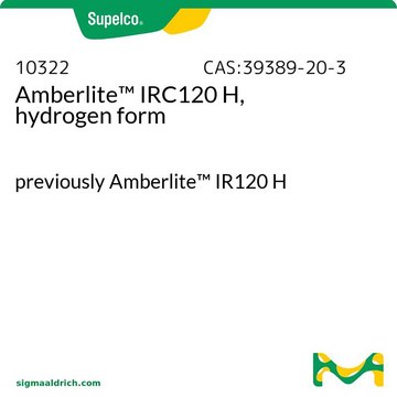 Amberlite&#8482; IRC120 H, hydrogen form previously Amberlite&#8482; IR120 H