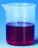 BRAND&#174; PP beaker with spout, low form volume 3000&#160;mL