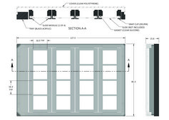 Grace Bio-Labs ProPlate&#174; microarray system tray set size 4&#160;wells, with Delrin&#174; snap clips