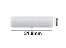 SP Bel-Art&#174; Spinbar&#174; magnetic stir bar cylindrical white PTFE-coated, L × diam. 1.25&#160;in. (31.8&#160;mm) × 0.3125&#160;in. (8&#160;mm)