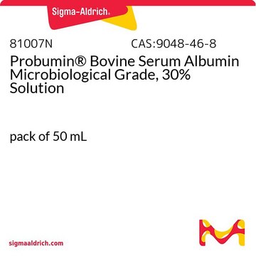 Probumin&#174; Bovine Serum Albumin Microbiological Grade, 30% Solution pack of 50&#160;mL