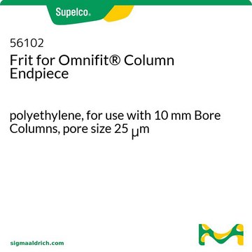 Frit for Omnifit&#174; Column Endpiece polyethylene, for use with 10&nbsp;mm Bore Columns, pore size 25&#160;&#956;m