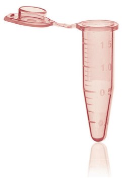BRAND&#174; microcentrifuge tubes, 1.5mL with lid, polypropylene orange, RCF max 20k G, BIO-CERT&#174; PCR QUALITY, 500EA