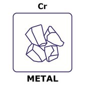 Chromium lump, 10&#160;mm max. lump size, weight 20&#160;g, purity 99.99%