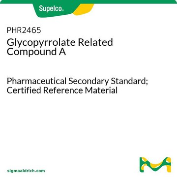 Glycopyrrolate Related Compound A Pharmaceutical Secondary Standard; Certified Reference Material