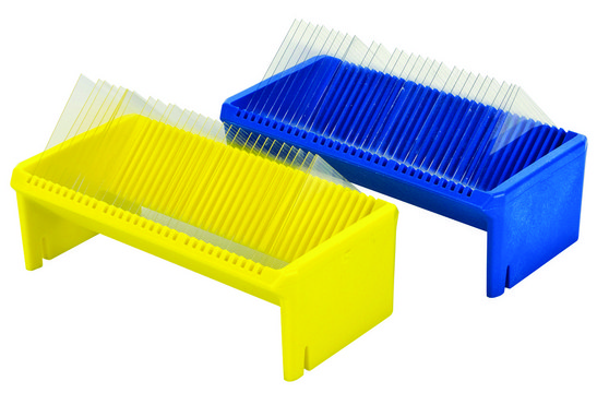 Wash-N-Dry&#8482; coverslip rack XL, blue, holds 30 slipcover sizes including 18, 22 and 25 mm