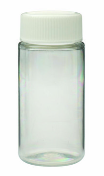 WHEATON&#174; liquid scintillation vial with attached foamed PE lined PP cap lips on vial translucent PET bottle, capacity (20&#160;mL), screw cap