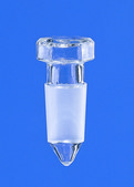 BRAND&#174; BISTABIL&#174; ground glass stopper, conical joint borosilicate glass 3.3, joint: ST/NS 29/32, (hollow, hexagonal grip)