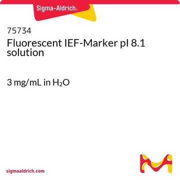 Fluorescent IEF-Marker pI 8.1 solution 3&#160;mg/mL in H2O