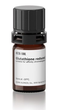 Glutathione reduced, immobilized on Agarose CL-4B suitable for affinity chromatography, powder (lyophilized)