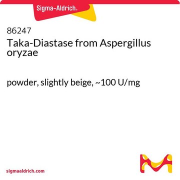 Taka-Diastase from Aspergillus oryzae powder, slightly beige, ~100&#160;U/mg