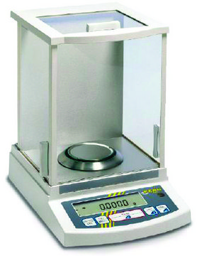 Kern analytical balance ABJ 120-4NM, AC/DC input 220 V AC, Schuko plug