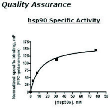 Hsp90a Active human recombinant, expressed in E. coli, &#8805;80% (SDS-PAGE)