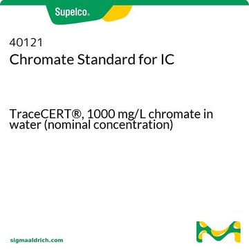 Chromate Standard for IC TraceCERT&#174;, 1000&#160;mg/L chromate in water (nominal concentration)