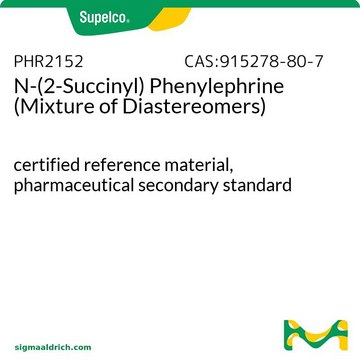 N-(2-Succinyl) Phenylephrine (Mixture of Diastereomers) certified reference material, pharmaceutical secondary standard