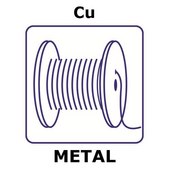 Copper wire reel, 1m, diameter 0.25mm, as drawn, 99.99+%