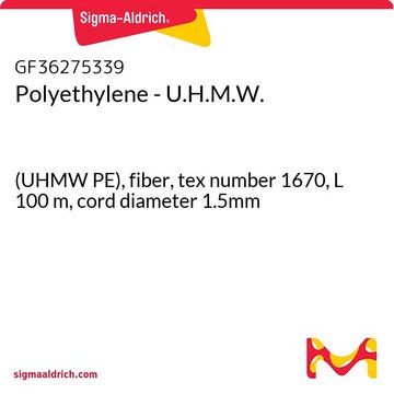 Polyethylene - U.H.M.W. (UHMW PE), fiber, tex number 1670, L 100&#160;m, cord diameter 1.5mm