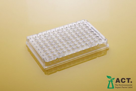 Eppendorf&#174; BioBased twin.tec 96 Well PCR Plate skirt, (with OptiTrack high contrast labelling)