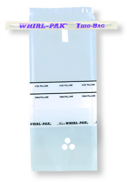 Whirl-Pak&#174; Thio-Bag&#174;, Waste Water Sampling Bag capacity 1000&#160;mL (34&#160;oz), bag W × L × thickness 15&#160;cm × 38&#160;cm × 0.102&#160;mm