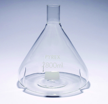 Pyrex&#174; Fernbach culture flask, baffled screwcap, 2800&#160;mL