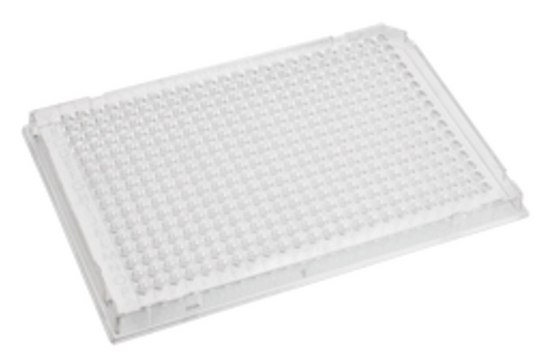 Corning&#174; Axygen&#174; 384 Well RigiPlate&#174; PCR Microplate Full Skirt, size 384&#160;wells, clear, conical bottom clear polypropylene wells, pkg of 5x20plates/cs