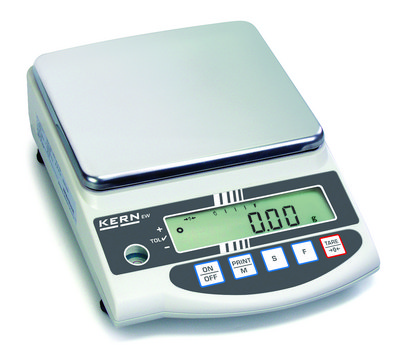 Kern EW-N series toploader balances Kern EW 2200-2NM+YKA-03, weighing capacity 2200&#160;g, resolution: ±0.01&#160;g, linearity: 0.01&#160;g