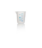Azlon Tapered Beakers with Printed Graduations polypropylene, capacity 50&#160;mL