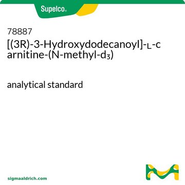 [(3R)-3-Hydroxydodecanoyl]-L-carnitine-(N-methyl-d3) analytical standard