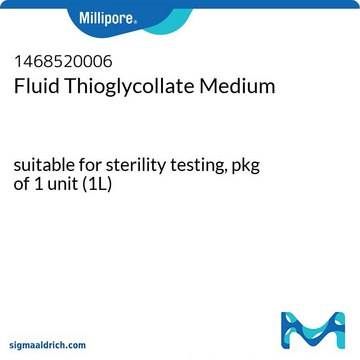 Fluid Thioglycollate Medium bottle capacity 1000&#160;mL, bottle filling volume 1000&#160;mL, closure type, Red flip cap with septum, pack of 6&#160;bottles