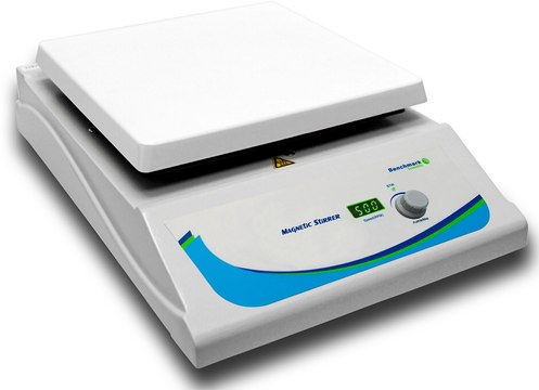 Benchmark 10 x 10 inch Magnetic Stirrer AC/DC input 230 V, EuroPlug