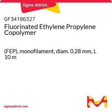 Fluorinated Ethylene Propylene Copolymer (FEP), monofilament, diam. 0.28&#160;mm, L 10&#160;m