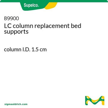 LC column replacement bed supports column I.D. 1.5&#160;cm