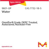 Water OmniPur&#174; Grade, DEPC Treated, Autoclaved, Nuclease-Free