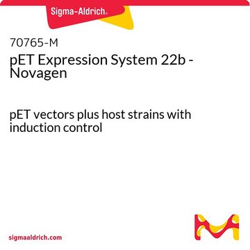 pET Expression System 22b - Novagen pET vectors plus host strains with induction control