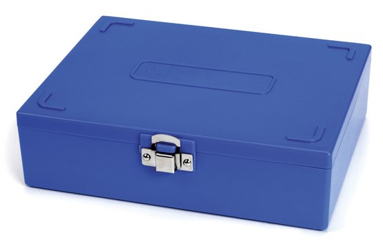 Tall Slide Box to hold, 100&#160;slide(s), blue