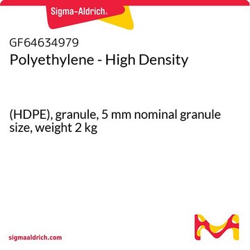 Polyethylene - High Density (HDPE), granule, 5&#160;mm nominal granule size, weight 2&#160;kg