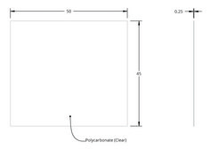 Grace Bio-Labs HybriSlip&#8482; hybridization cover L × W × thickness 45&#160;mm × 50&#160;mm × 0.25&#160;mm, pkg of 50&#160;ea