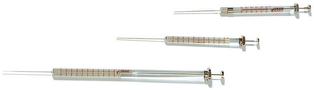 SGE Microvolume Syringe 1BNR-OC-7/0.47, Plunger -in-needle (8mm OD barrel), volume 1&#160;&#956;L, needle size 26 ga, needle L × O.D. 70&#160;mm × 0.47&#160;mm